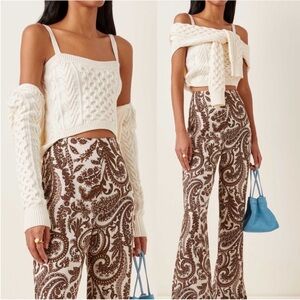 Rosie Assoulin Thousand In One Ways Sweater Ivory